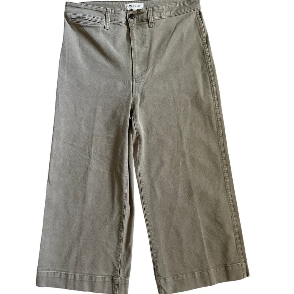 Madewell Emmett Wide-Leg Crop Pants in‎ Surplus Size 31 - Picture 5 of 10